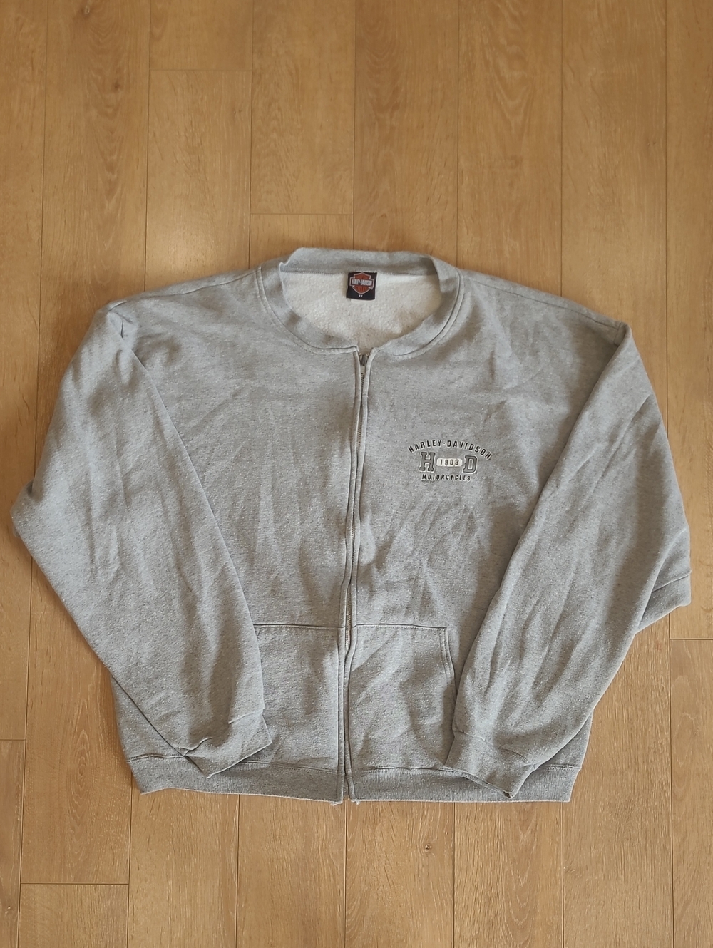 2001 Barrie Ontario Canada Harley-Davidson  Full-Zip Sweatshirt Made In The USA